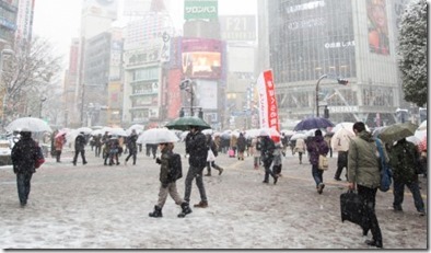 JAPAN WEATHER SNOW
